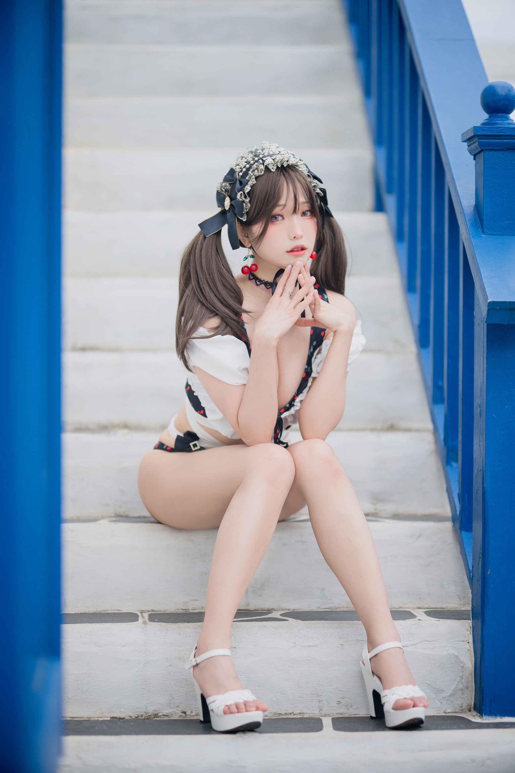 ElyEE子 - NO.144 2023.august B-櫻桃地雷系少女 Cherry Ground Mine Girl [22P]-XikXak